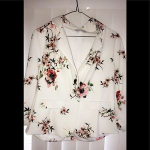 Floral blazer